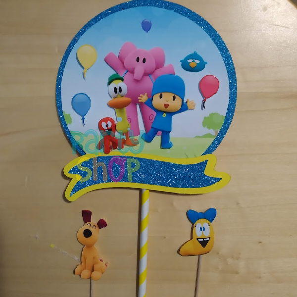 Topo Para Bolo Para Pocoyo