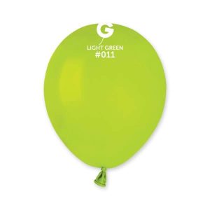 100 Balões Verdes claro pequenos Standard de 13 cm GEMAR
